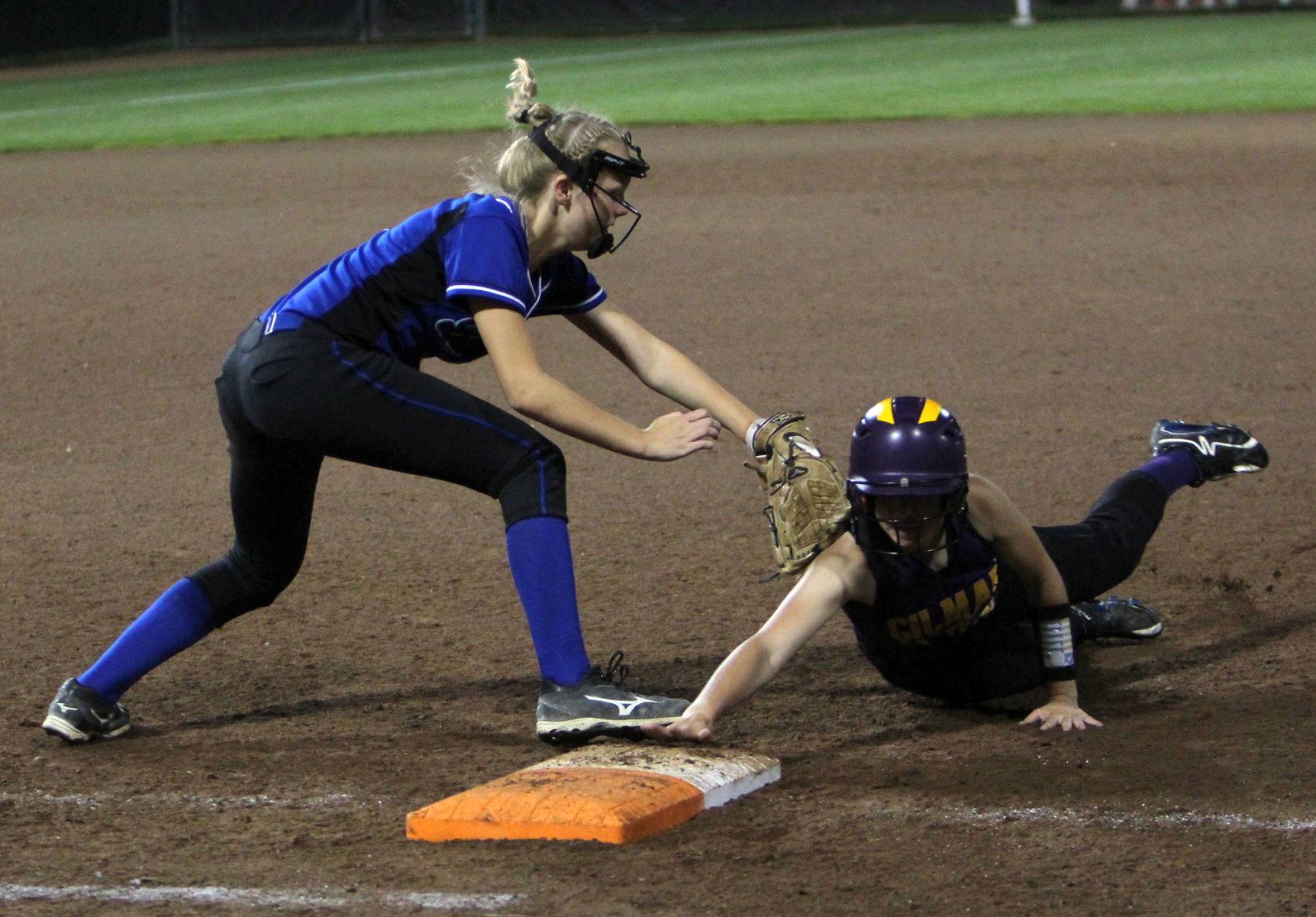Gilman vs Blair-Taylor softball at Division 5 state semifinals 6-6-19